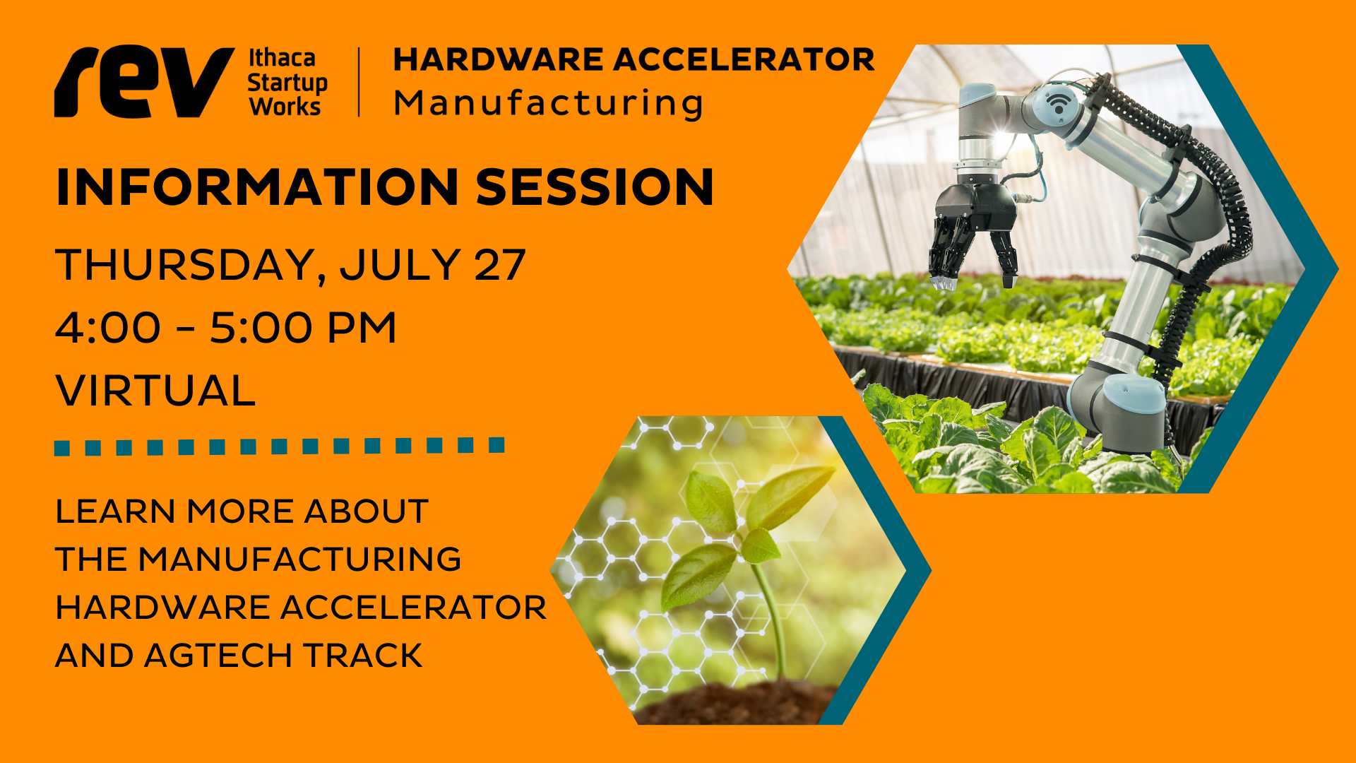 Graphic: Manufacturing July Info Session