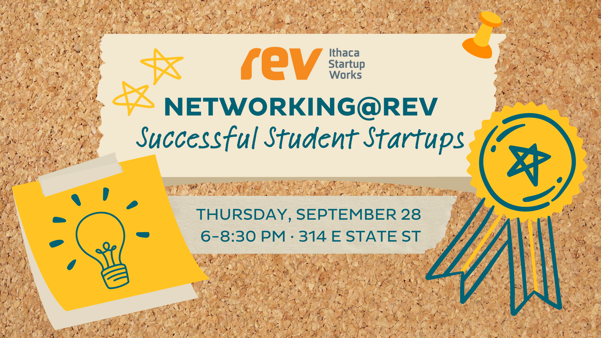 Graphic: Rev September 2023 Networking Night