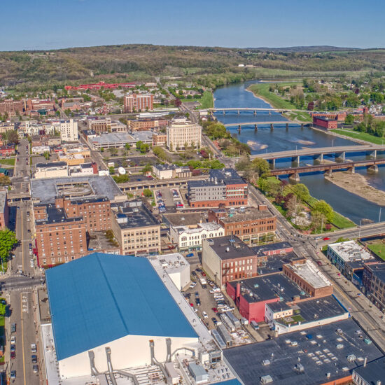 Elmira is a Town in Upstate New York on the Chemung River