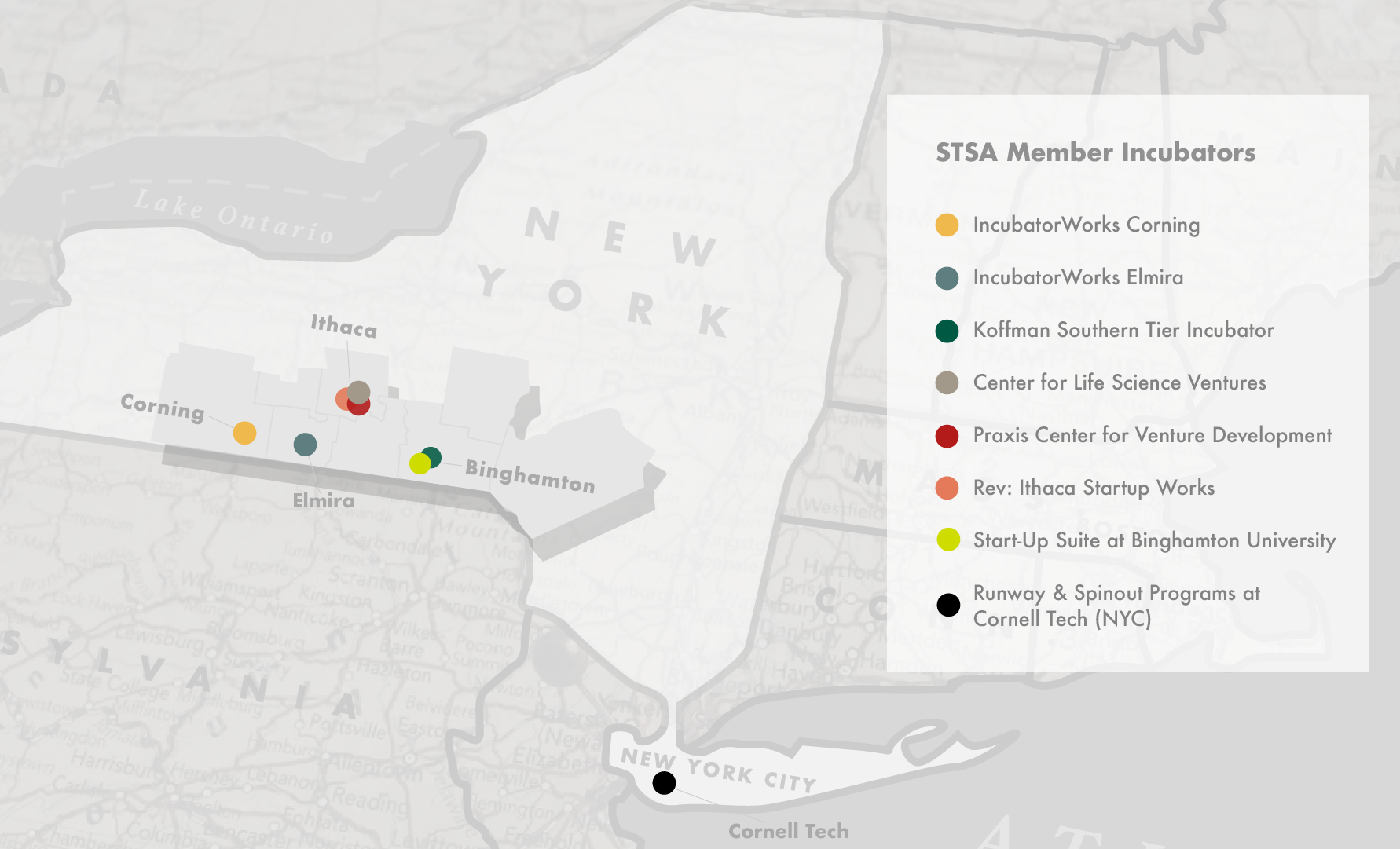STSA Partners Map
